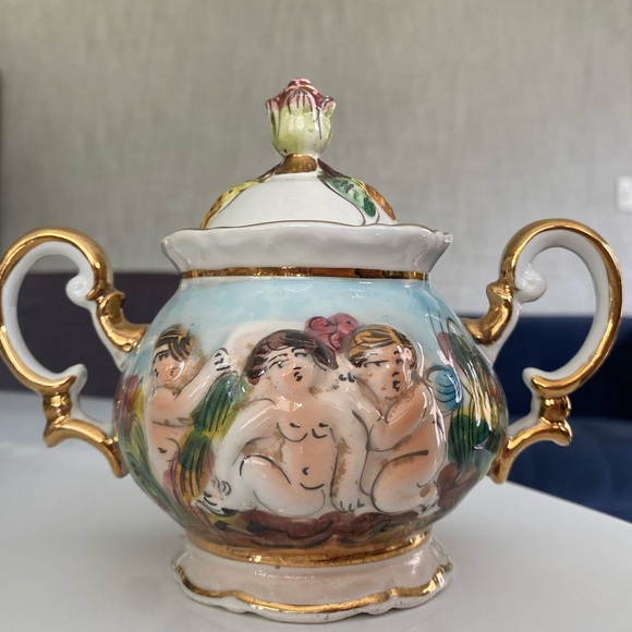 Capodimonte Kitchen Antique Italian Capodimonte Tea Set Poshmark